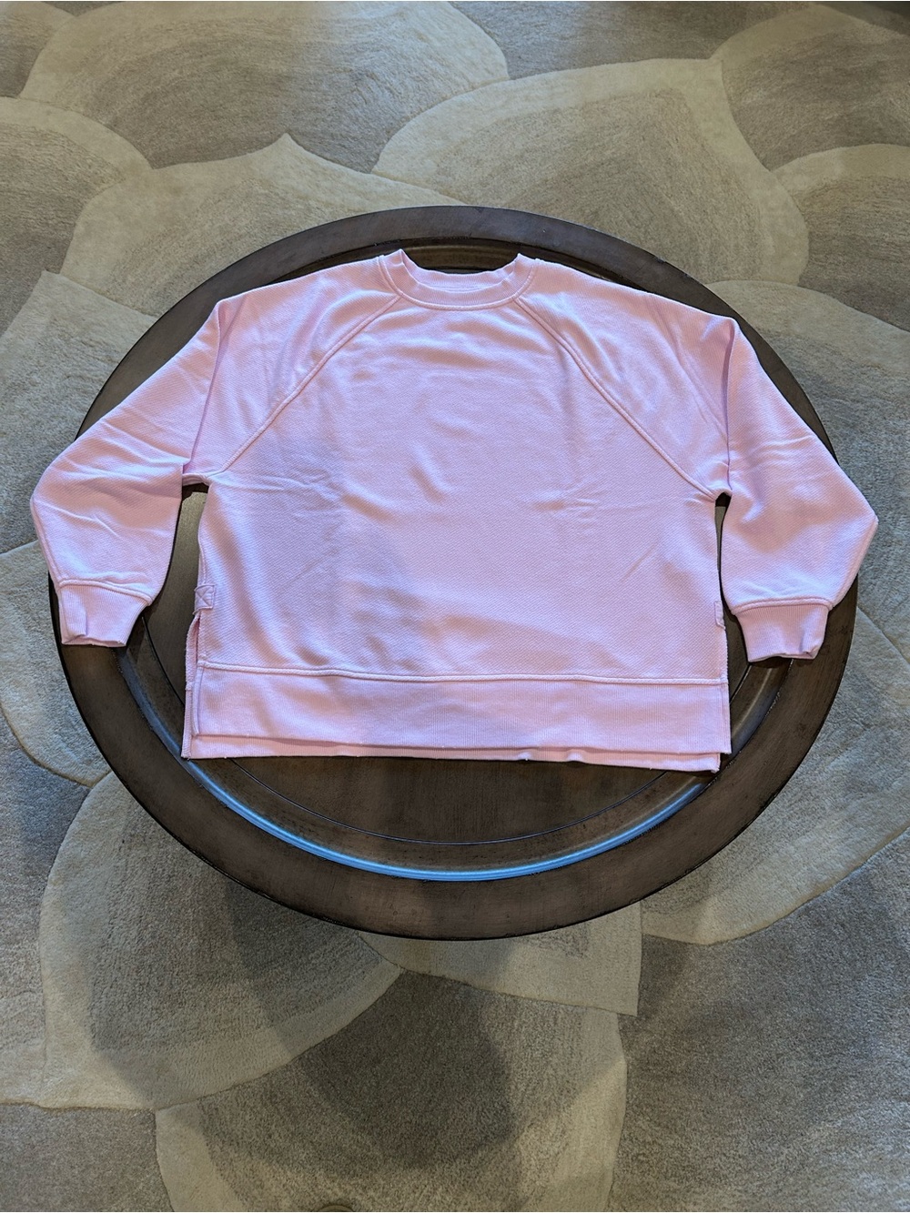 Aerie Beach Party Crew Sweatshirt “Fair” Pink Size XS